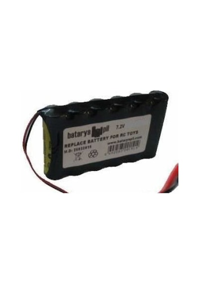 7.2V 2700Mah  Oyuncak Araba Bataryası Siyah Soket