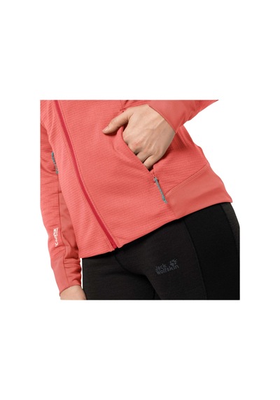 Jack Wolfskın Jack Wolfskin Hydro Grid Fleece Kadın Pembe Outdoor Ceketi 2072 Pembe