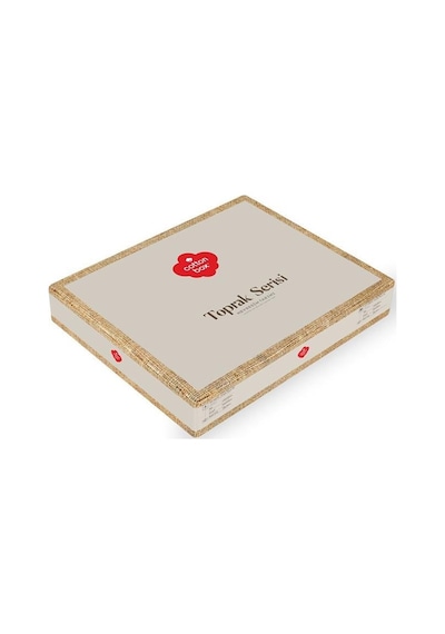 Toprak Çift Kişilik Nev Takımı Taron Vizon - Ysno-90236 Renkli