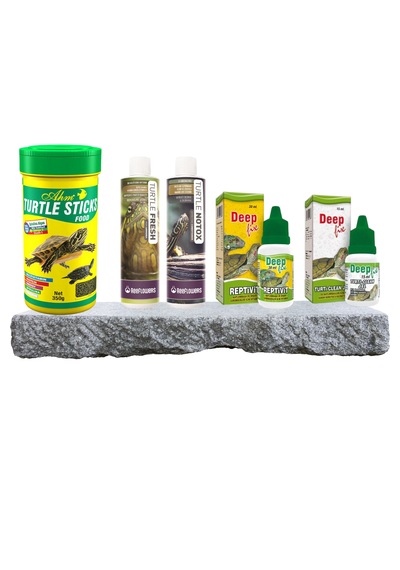 Purecanpati Kaplumbağa Tam Bakım Ve Stick Yem Seti Vitamin Kabuk