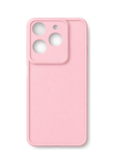 İnfinix Hot40 Ve İnfinix Hot40pro Ve Spark20pro Uyumlu Kamera Çıkıntılı Mat Silikon Telefon Kılıfı Pembe
