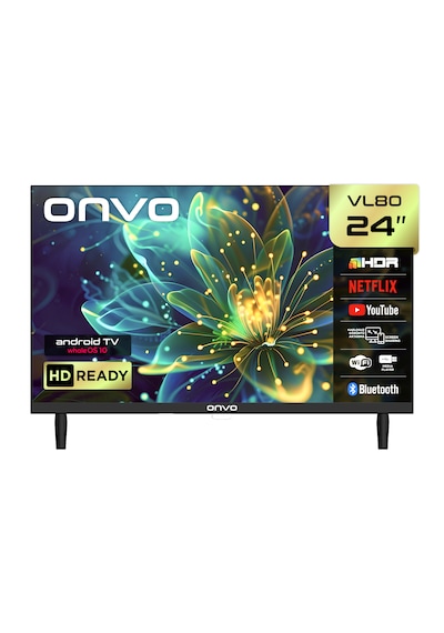 Onvo 24VL80F2HA 24" 60 Ekran Uydu Alıcılı HD Ready WhaleOS10 LED TV