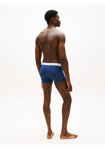 Tommy Hilfiger 3p Trunk Prınt Erkek Kırmızı Boxer - Um0um03891
