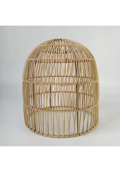 Suntek Rattan Abajur Avize Işık Fikstürü Kapak Art 25cmx26cm Bej
