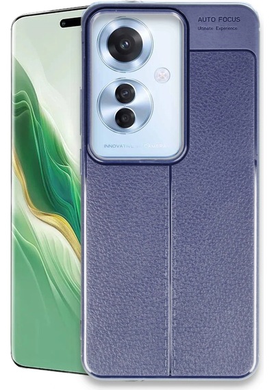 Newface - 746 - Oppo Reno 11f Kılıf Auto Focus Kapak - Csmo-tex - - Lacivert