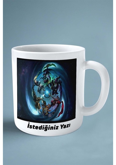 Starcraft Oyun Baskılı Kupa Bardak Çift Taraflı Kişiye Özel Model 2 Çok Renkli