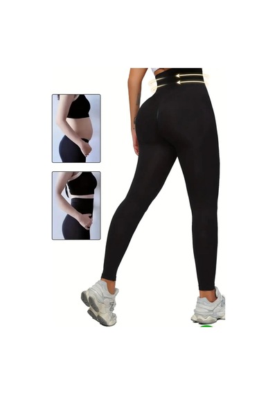 Fit Women 2 Beden Korse Tayt Seamless 2100 Siyah