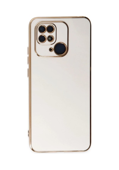 Xiaomi Redmi 10c Kılıf Volet Silikon - Beyaz 0.2M-Çok Renkli