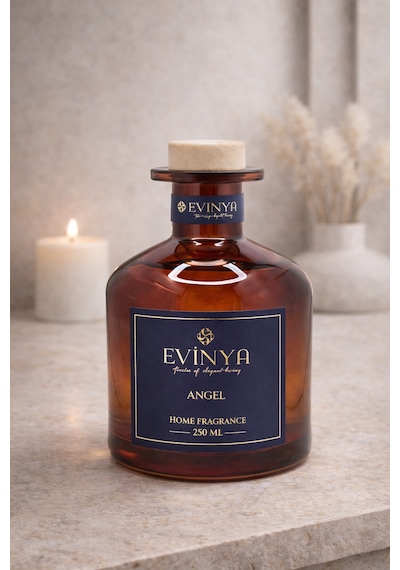 Angel Bambu Çubuklu Oda Kokusu 250 Ml Ferah & Premium Reed Diffuser Misk