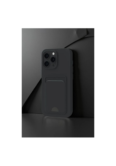 Apple İphone 16 Plus Kılıf Kelvin Kartvizitli Silikon - Derin Mor 0.2M-Çok Renkli
