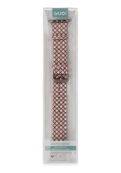 Watch 42mm Karo Motif Kordon - Pembe Diğer 27703042