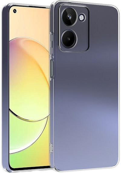 Realme 10 4g Kamera Korumalı Süper Silikon Şeffaf Kılıf