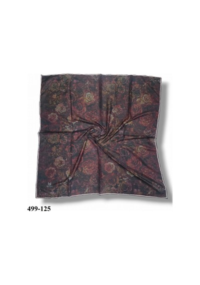 Mono Scarf Mono Dijital Organik Soft Eşarp 499-125 Çok Renkli