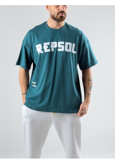 Cocopelli Petrol Yeşili Repsol Erkek T-shirt Coc3009 Yeşil