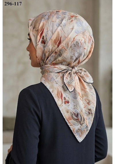 Zer Scarf Zer Scarfs Dijital Soft Pamuk Eşarp 296-117 Çok Renkli