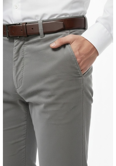 Polo Casimo Erkek Kadife Pantolon Regular Kalıp Bgl-st05055 Taş