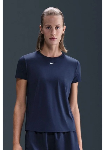 Nike One Classic Training Dri-fit T-shirt Kadın Antrenman Tişört Lacivert