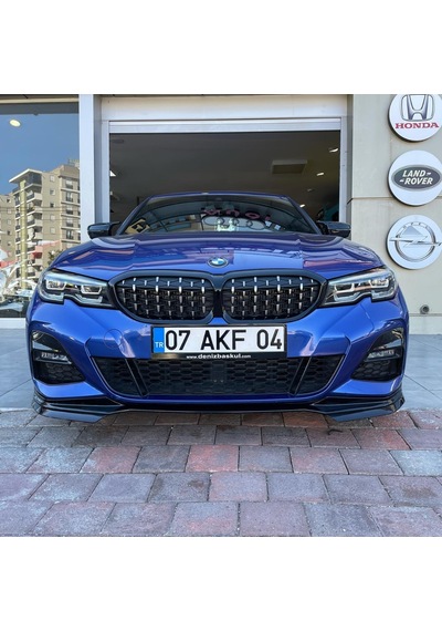 Bmw G20 3 Serisi Batman Yarasa Piano Black Abs Plastik Ayna Kapağı