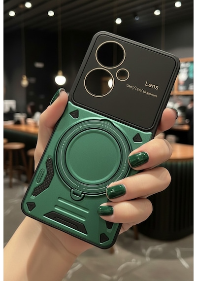 Oppo Reno 11f Kılıf Kamera Korumalı Stand Özellikli Maksimum Darbe Korumalı Kapak