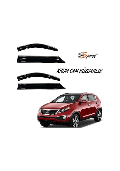 Kia Sportage Krom Cam Rüzgarlığı 2011-2017- Caru415