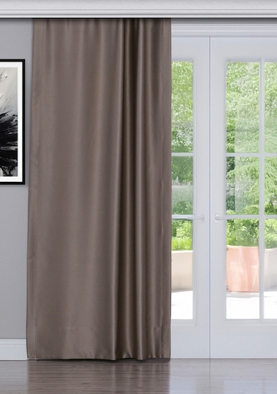 Gauze Fabric Design Blackout Karartma Özellikli Yüksek Kaliteli Koyu Nohut Rengi