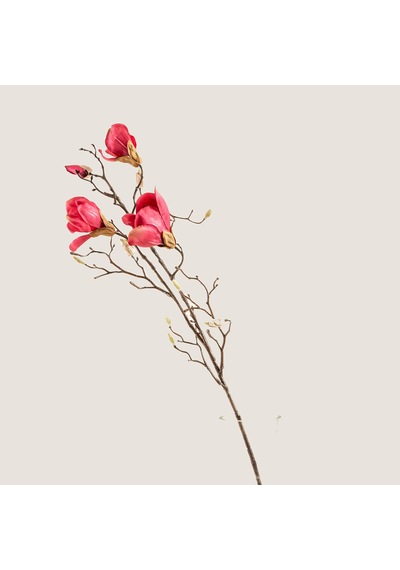 Artificial Magnolia Stem Bloom 87 Cm Natural Natürel