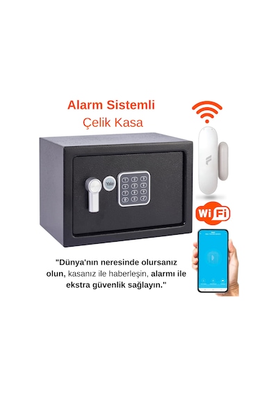 Yale Wi-fi Alarmlı Dijital Orta Boy Kollu Kasa - Ysv/250/db1