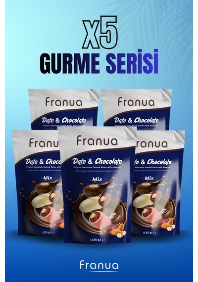 Çikolatalı Bademli Hurma Mix125 Gr X5 125 G