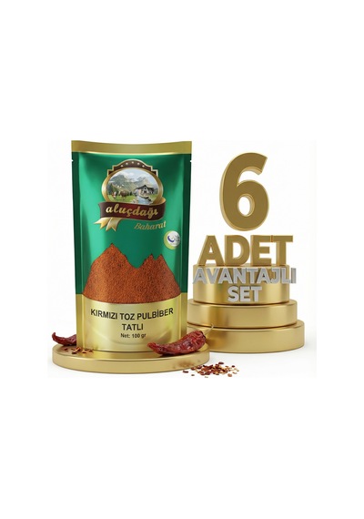 Aluçdağı Pul Biber 6x100 Gr