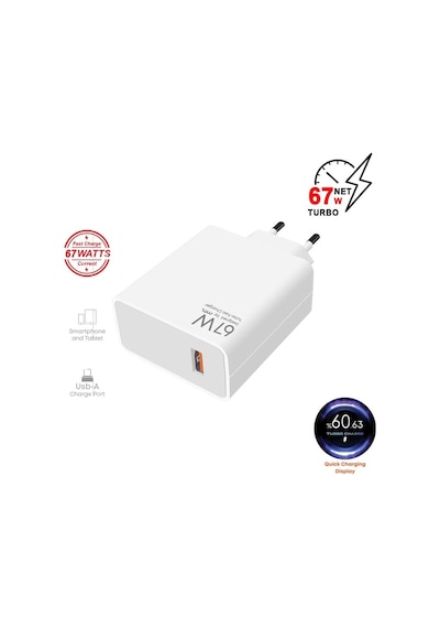 Realme 12+ Uyumlu Gerçek Güç 67w Turbo Şarj Saniyeli Adaptör + Kablo Şarj Set