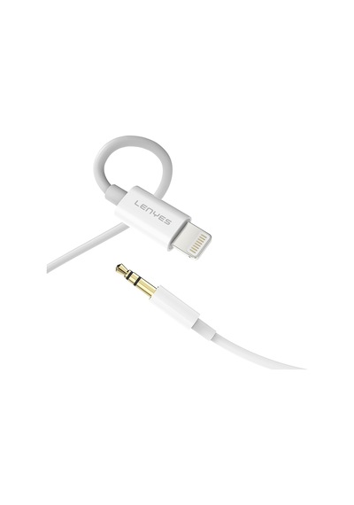 Lenyes Ax106 Lightning To 3.5mm Aux Audio Kablo 1m Beyaz Beyaz
