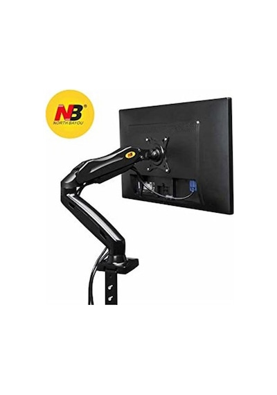 North Bayou NB F80 Tek Kol Amortisörlü 17-30" Masa Monitör Tutucu
