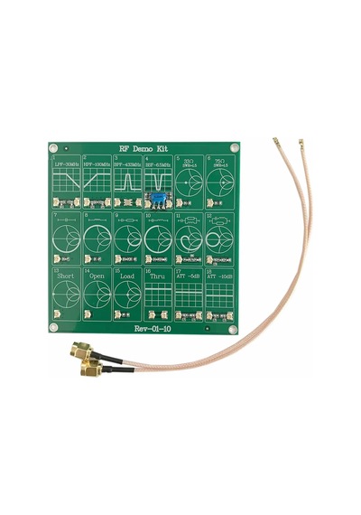 Rf Demo Kit Smith Chart Pcb Rf Devre Filtre Test Eğitim Analiz Kartı Swr Empedans Uyumu Attenuator