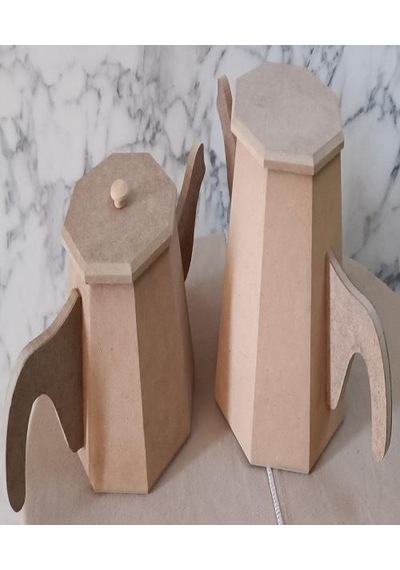 1448bng90229hobi Adn Dekoratif Çaydanlık Cnc Kesim Ahşap Mdf Ham Model El Yapım Ahşap