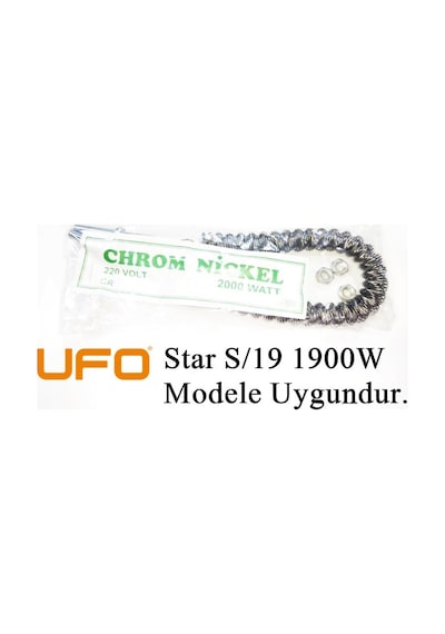 Ufo Star S-19 1900w Uyumlu 2000w İnfrared Soba Isıtıcı Rezistans Teli Yatay