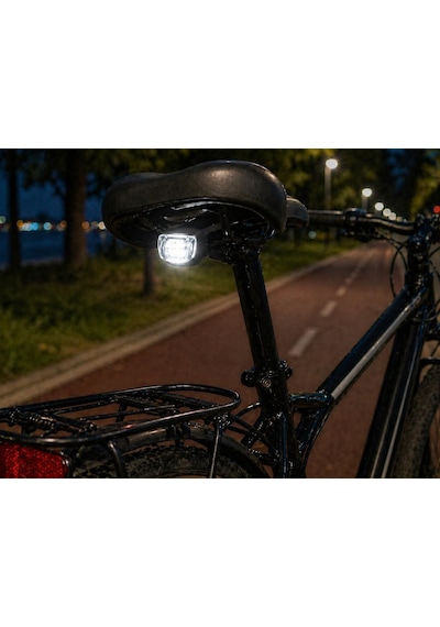 Orret Home 2 Adet Bisiklet Işığı Seti Led Flaşör Ön Arka Bisiklet Lambası, Usb'siz Pilli Işık, Su Geçirme Çok Renkli