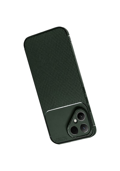 Uryport Tecno Pova Curve 2 5g Auto Focus Karbon Kapak - Koyu Yeşil