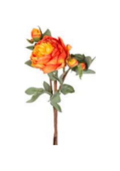 Yapay Çiçek Şakayık Dalı Turuncu 58 Cm. Çok Renkli