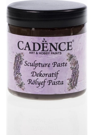 Cadence Sculpture Rölyef Pasta 6879 Koyu Kahve 250Ml