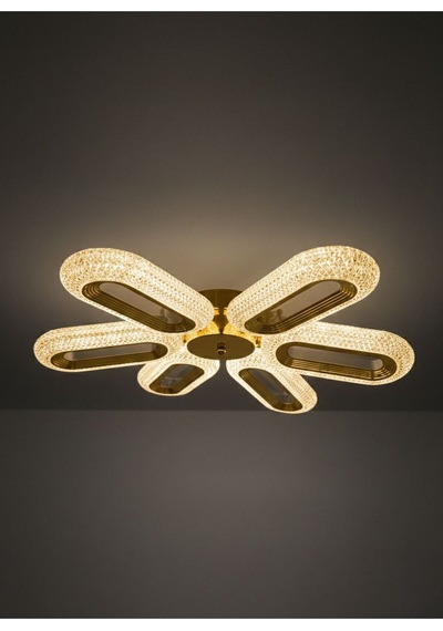 Eclipse Model 6"lı Gold 3 Renk Modu Ledli Modern Tavana Sıfır Salon Mutfak Yatak Odası Led Avize Altın