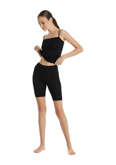 Blackspade Kadın Büyük Beden Boxer Essential 1309 Siyah