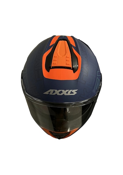 Axxis Hawk SV Evo Cubik C7 Motosiklet Kaskı Mat Mavi