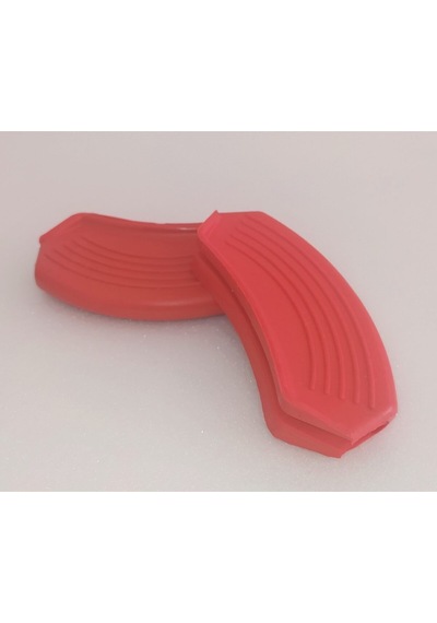 Tutacak Tutmaç Silikon Tencere Tava Tutacağı 9x4 Cm A Kalite Kırmızı Renk Kırmızı