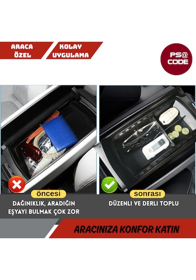 Citroen C5 Aircross Orta Konsol Düzenleyici
