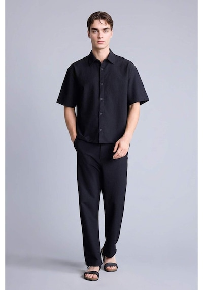 Defacto Baggy Fıt Pantolon F7803ax26smbk81 Siyah-bk81