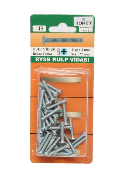 Kulp Vidası 4x22 1 Paket: 28 Adet - 762162196 Diğer