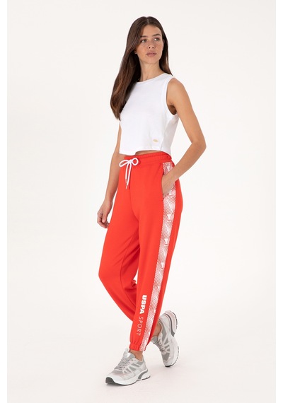 U.S. Polo Assn. Kadın Kırmızı Jogger Eşofman Altı 50300713-VR213