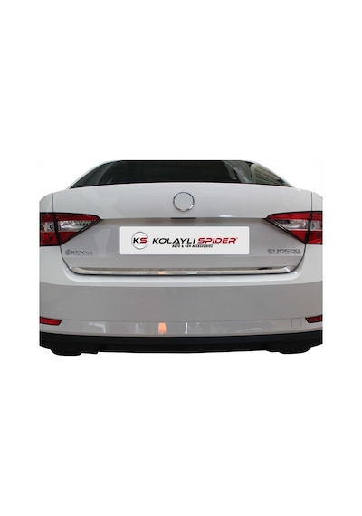 Skoda Super B8 Bagaj Alt Çıtası Krom 2015 Ve Sonrası