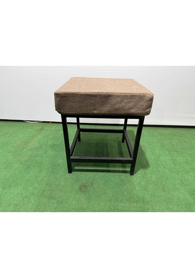 Metal Ayaklı Sırtsız Bank Puf Bench Balkon-bahçe-kafe-çay Seti Pufu Cappuccino Metal Ayaklı Sırtsız Bank Puf Bench Balkon-bahçe-kafe-çay Seti Pufu Cappuccino