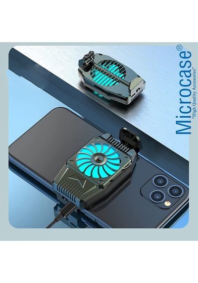Microcase AL2657  4.7-6.5" Telefonlar ile Uyumlu Ledli Soğutucu Fan